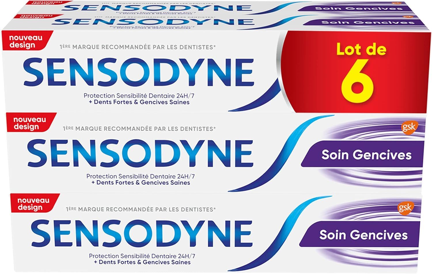  خمیردندان سنسوداین مراقبت از لثه sensodyne gum care 