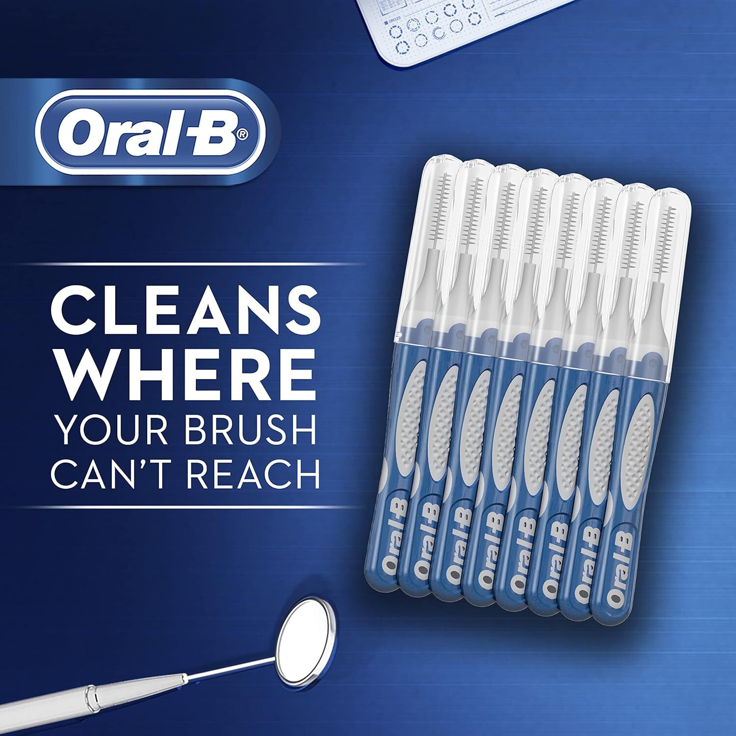  برس و مسواک بین دندانی استوانه ای اورال بی oral b interdental brushes 