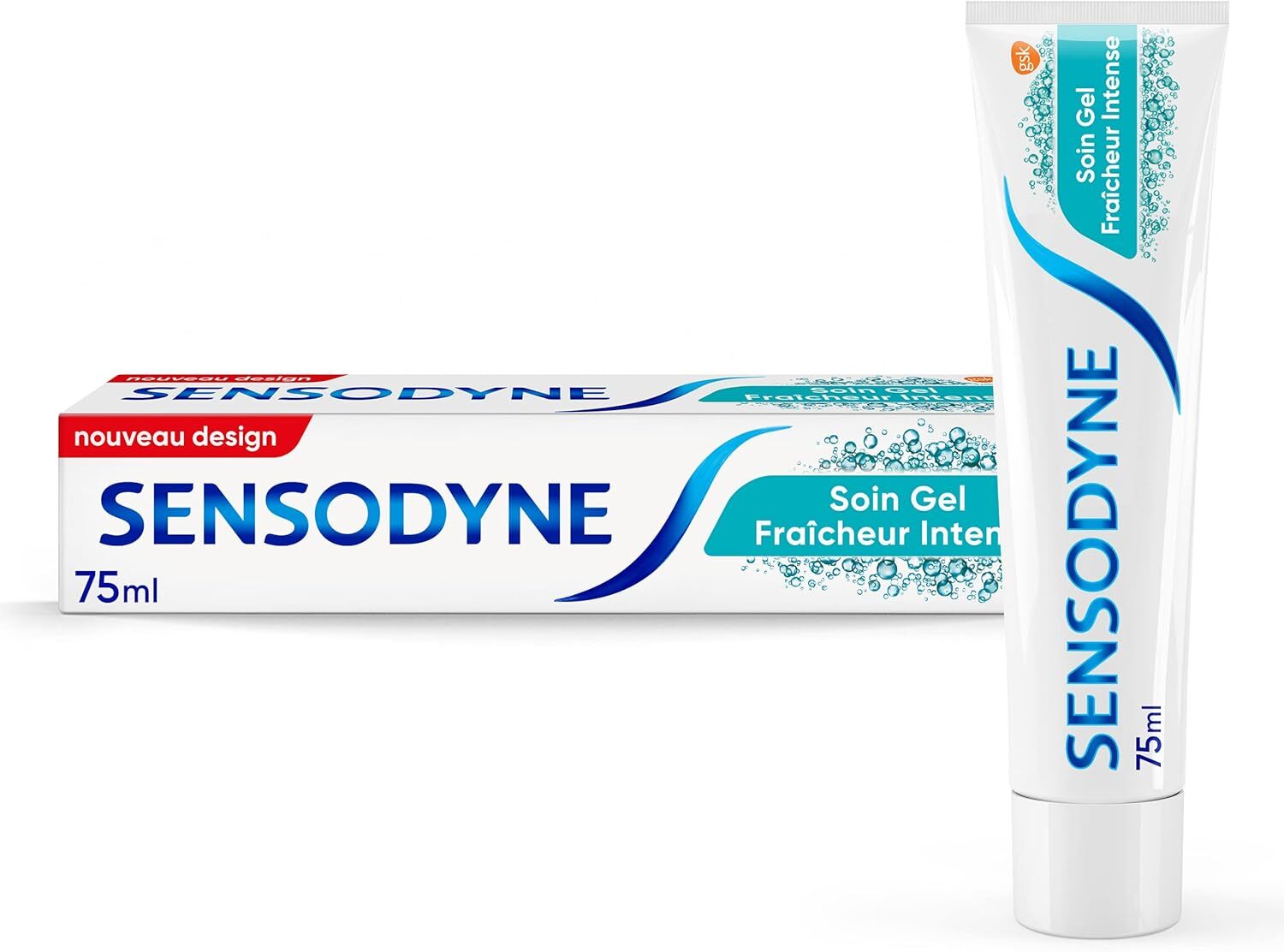  خمیردندان سنسوداین طراوت بخش sensodyne Soin Gel Fraicheur Intense 