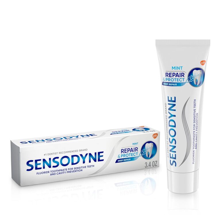 خمیردندان سنسوداین ترمیم و محافظت کننده sensodyne repair and protect