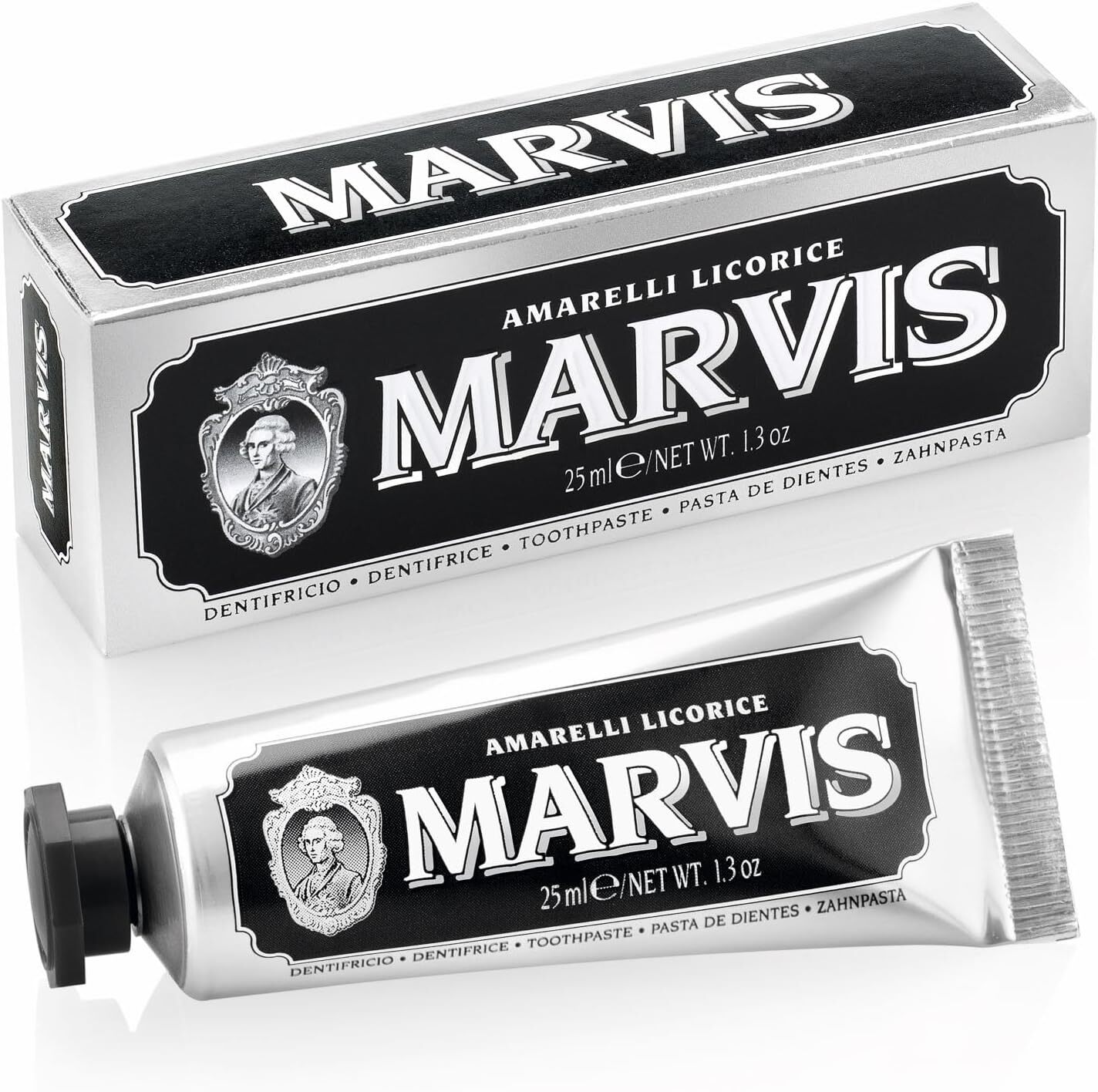  خمیردندان مارویس شیرین بیان marvis amarelli licorice 25 ml 