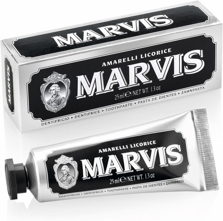 خمیردندان مارویس شیرین بیان marvis amarelli licorice 25 ml 