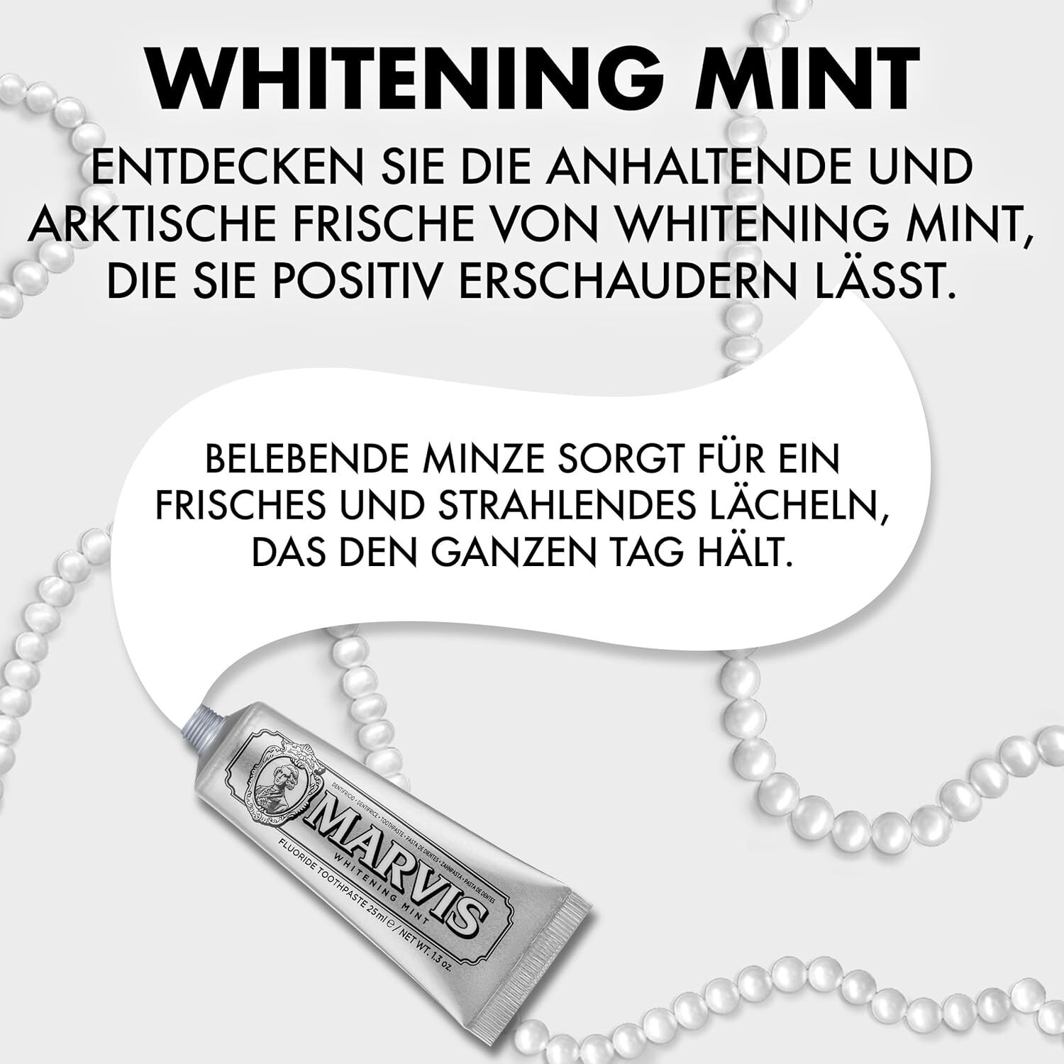  خمیردندان سفید کننده مارویس marvis whitening mint 25ml 