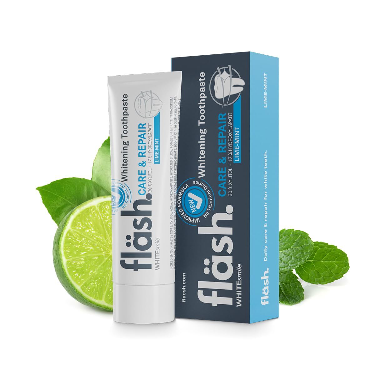  خمیردندان سفید کننده فلش وایت اسمایل flash whitening toothpaste 