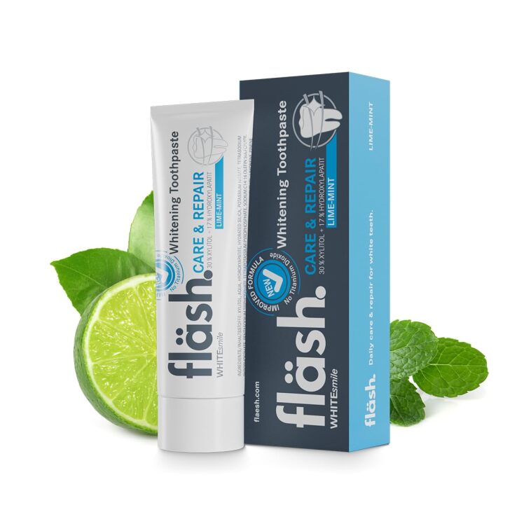 خمیردندان سفید کننده فلش وایت اسمایل flash whitening toothpaste 